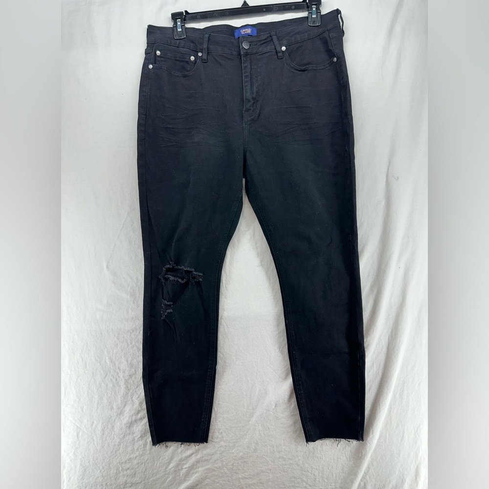 New Roberto Cavalli Class Men's Ulta Slim Black‎ Jeans Size 32